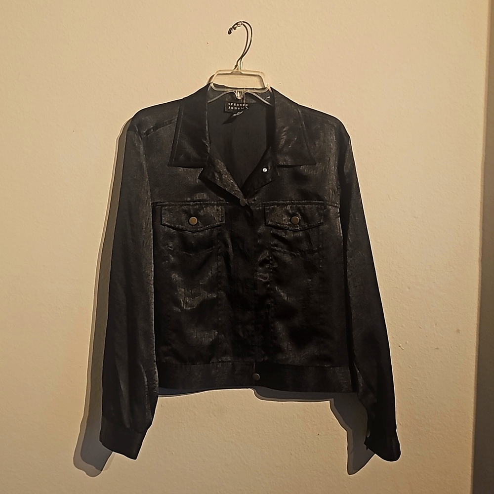 Women's  Black Button up Jacket
